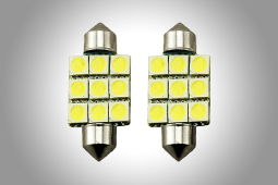 LED festoon interior car globes