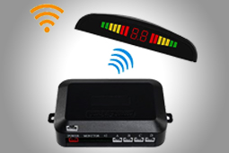 Reversing parking sensor kit with display